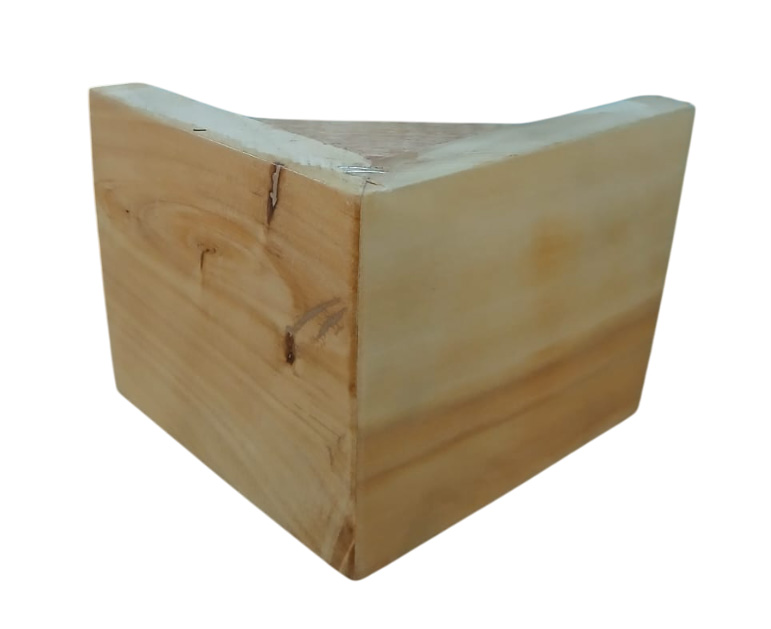 Soporte de madera pino escuadra